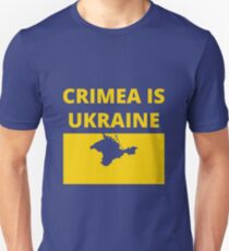 Crimea is Ukraine Slim Fit T-Shirt