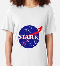NASA Stark w/ figure Slim Fit T-Shirt