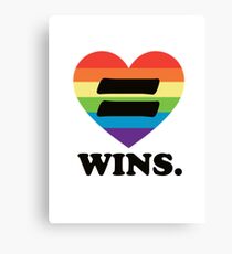 Love Wins. Canvas Print