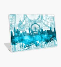 london city skyline2 Laptop Skin