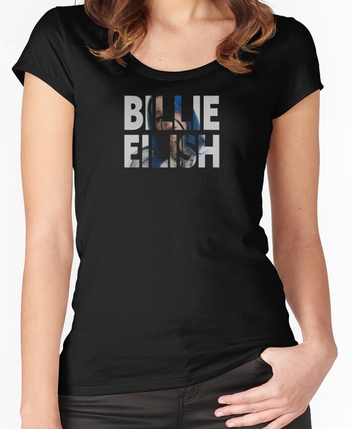 Billie Eilish  Women's Fitted Scoop T-Shirt