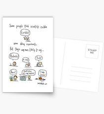 The truth about working in science Postkarten
