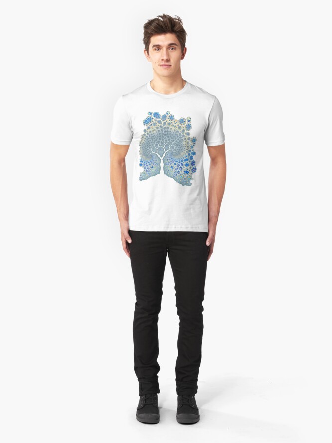 Alternate view of Fractured Tree 2 Slim Fit T-Shirt