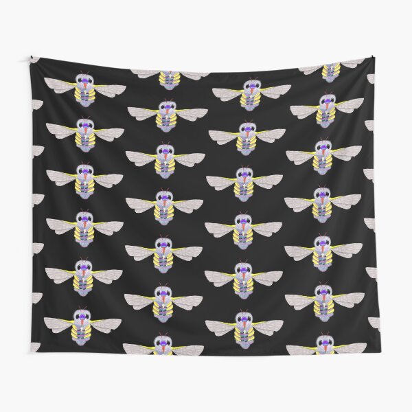 Bee licking ice cream Tapestry