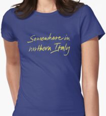 Somewhere in northern Italy CMBYN Women's Fitted T-Shirt