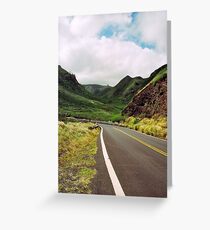Road to Hana Greeting Card