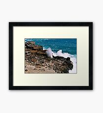 Nakalele Blowhole Framed Print