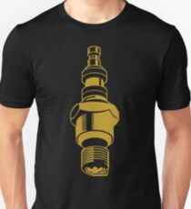 Spark Plug Petrolhead Motorhead design Slim Fit T-Shirt