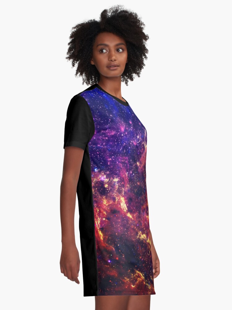 Alternate view of Galaxy Graphic T-Shirt Dress