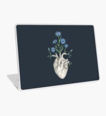 Floral Heart: Human Anatomy Cornflower Flower Halloween Gift Laptop Skin