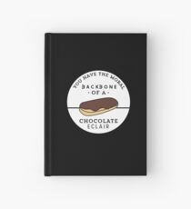 moralisches Rückgrat eines Schokoladen-Eclairs Notizbuch