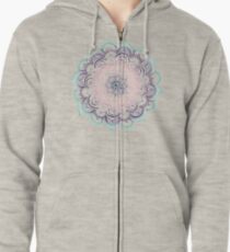 Sudadera con capucha y cremallera Medallón de sirena