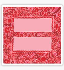 Equality Doodle Equal Sign Sticker
