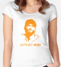 "Let's Get Weird" - Hunter Pence Women's Fitted Scoop T-Shirt