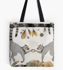 Lemurs In Love Tote Bag