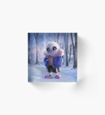 Bloque acrílico Undertale Sans