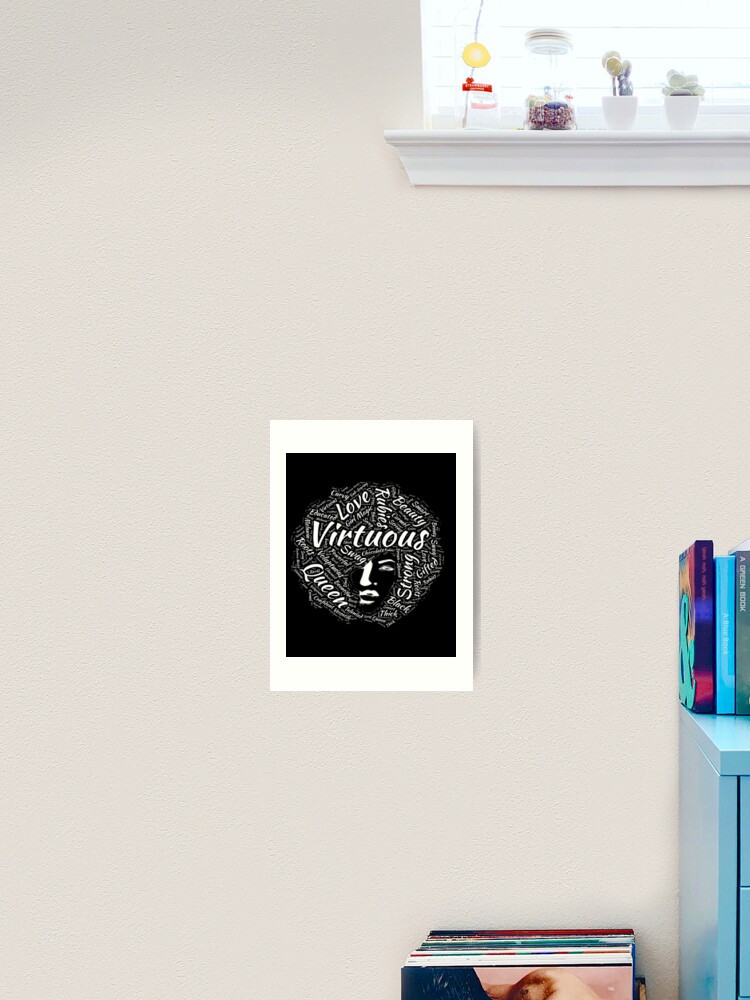 Natural Hair T Shirt For Black Women Word Terms Afro Shirt Art