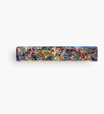 Smash Bros Ultimate Poster All Characters Canvas Print