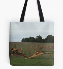 Old time farming implements Tote Bag