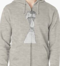 yawn Zipped Hoodie