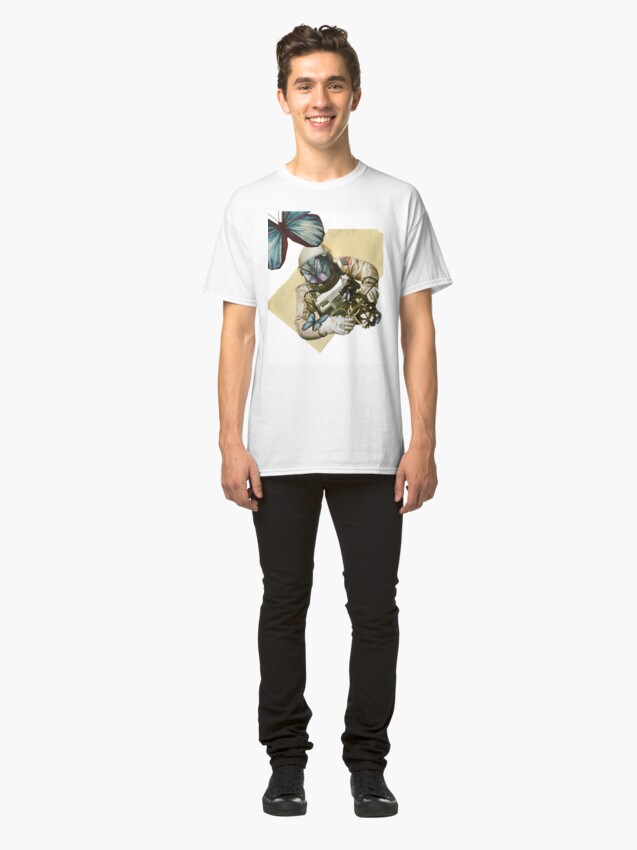Alternative Ansicht von Schmetterlinge im Weltall Classic T-Shirt