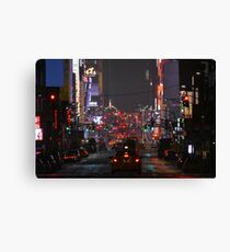 Times Square Nightlife Canvas Print