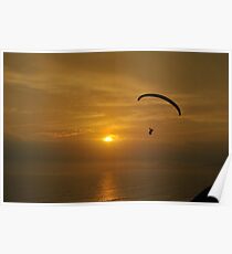 Sunset Flight Poster