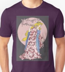 Cherry Blossom Moon Unisex T-Shirt