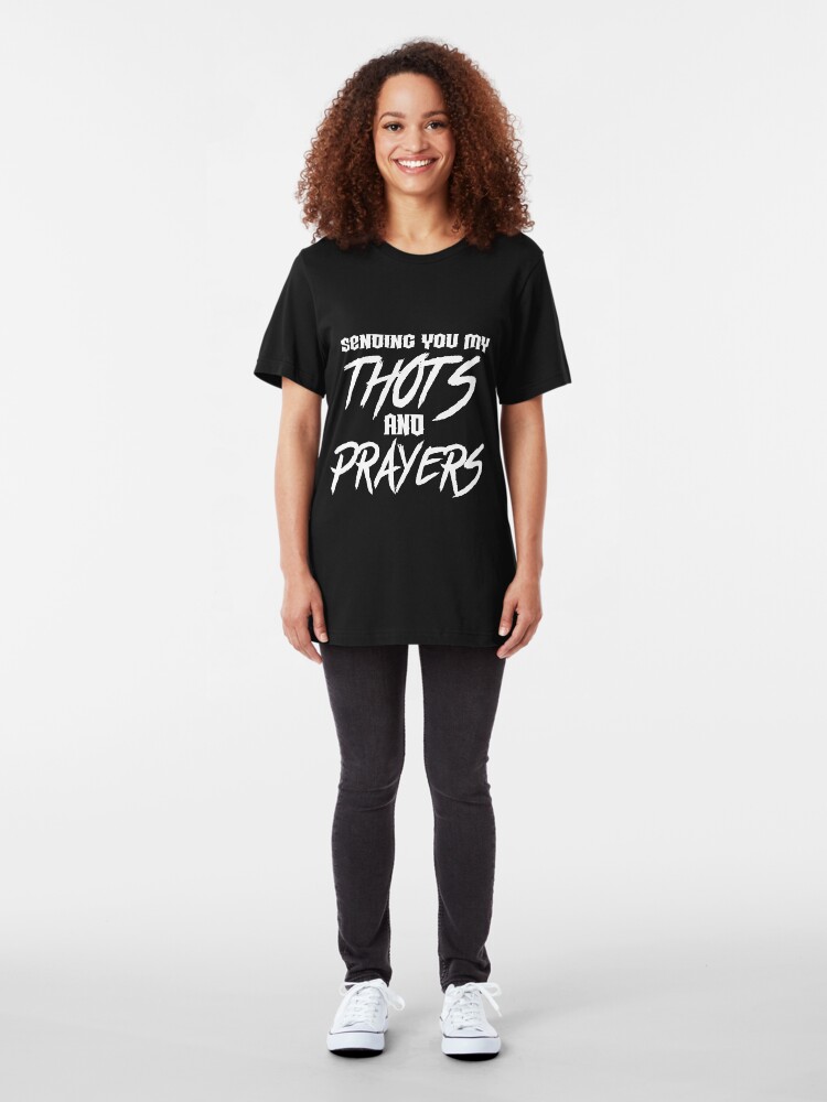 Alternate view of Thots and Prayers - Hard Rock Edition Slim Fit T-Shirt