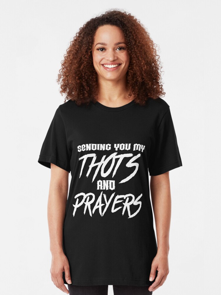 Alternate view of Thots and Prayers - Hard Rock Edition Slim Fit T-Shirt