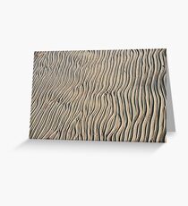 Sand Patterns Greeting Card