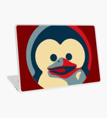 Linux tux penguin obama poster baby Laptop Skin
