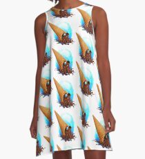 Vestido acampanado Cornettopod