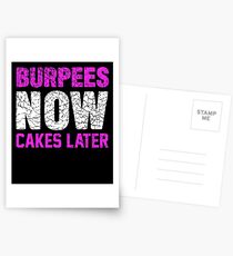 Burpees backt jetzt später zusammen Postkarten