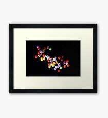 colours. Framed Print