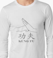 Kung-T-Shirt Langarmshirt