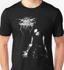 Darkthrone Black Metal Fenriz überquert das Dreieck der Flammen Slim Fit T-Shirt