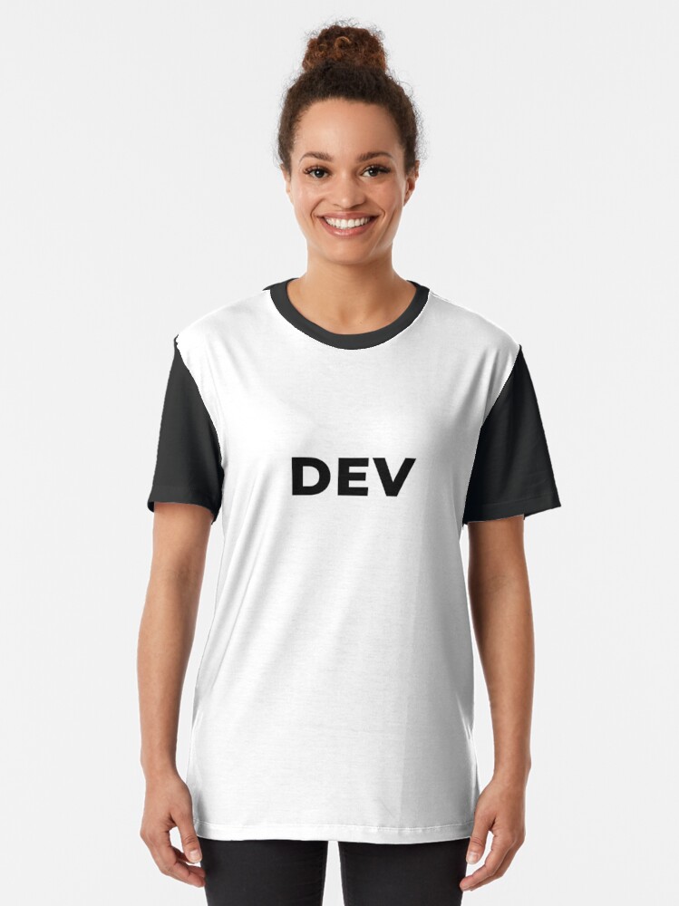 Alternate view of Dev (Inverted) Graphic T-Shirt