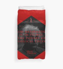 Funda nórdica Citas de: Albert Einstein sobre poesía - Póster, camiseta, adhesivo y regalos