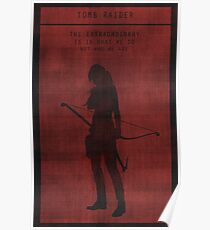 Tomb Raider Gaming Poster Poster