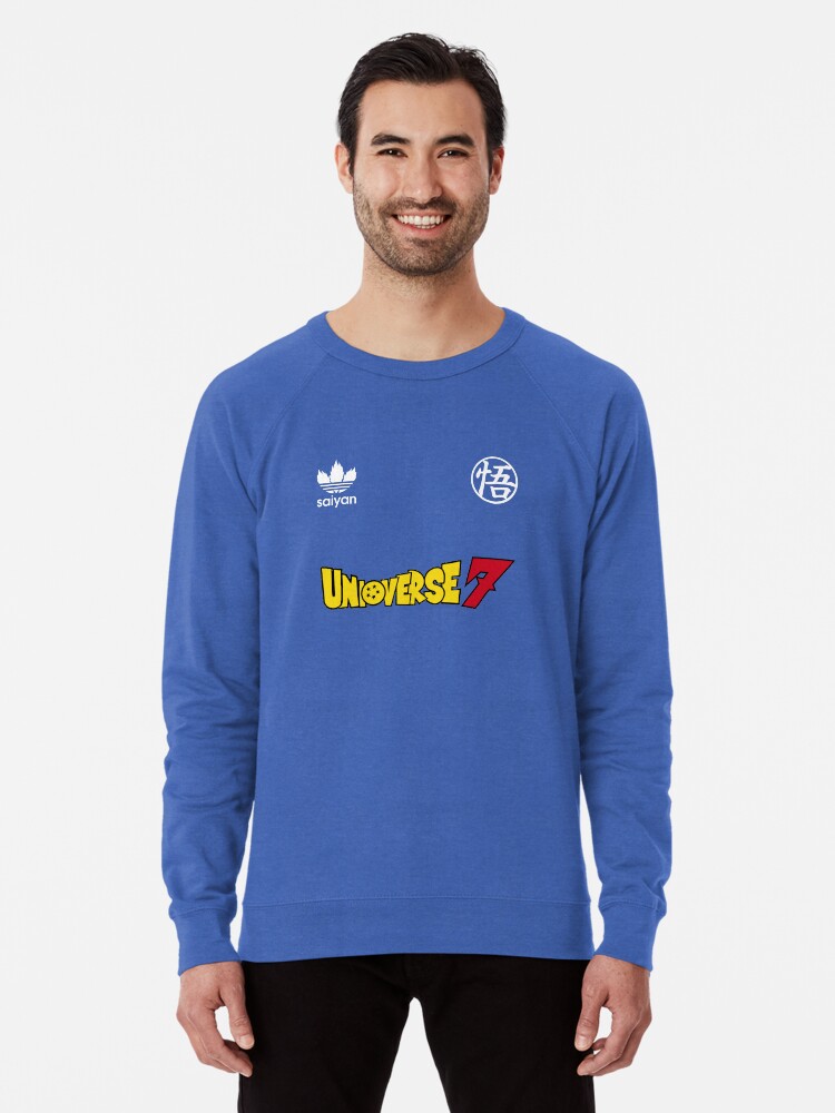 Dragon Ball Z Football Jersey Universe 7 Lightweight Sweatshirt