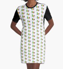 Hope design markerpen art print Unique Graphic T-Shirt Dress