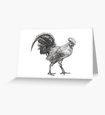 Rooster Greeting Card