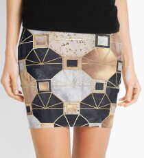 Art Deco Achtecke Minirock