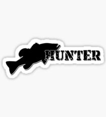 Bass Hunter - Bass fishing t-shirt Sticker