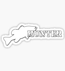 Bass Hunter - Bass fishing t-shirt Sticker