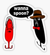 Wanna Spoon - Fishing Tshirt Sticker