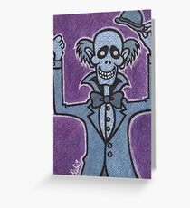 Ezra - Hitchiking Ghost - The Haunted Mansion Greeting Card