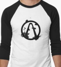 Vault Logo Black - Borderlands Baseball ¾ Sleeve T-Shirt