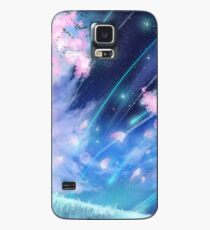 Cherry blossom anime galaxy Case/Skin for Samsung Galaxy